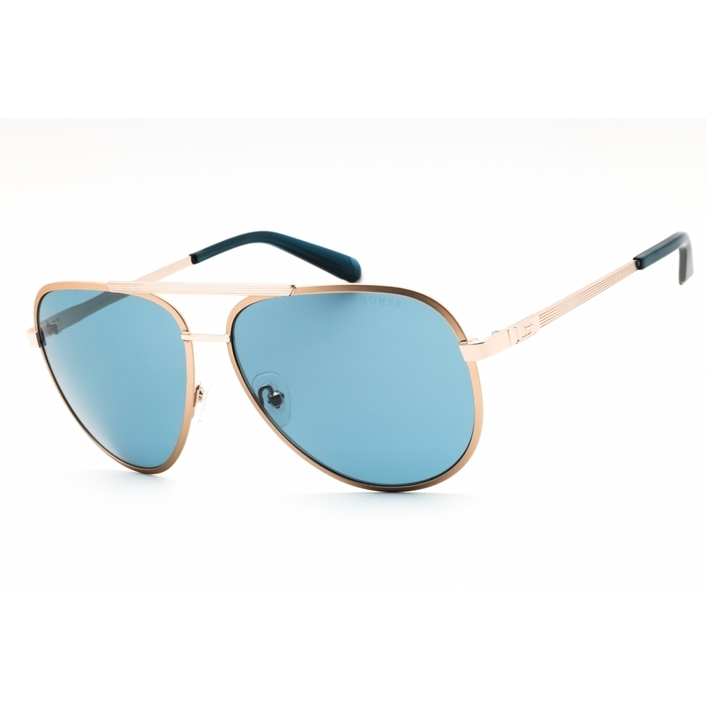 NWT Guess GU00209-33V Gold Aviator 61mm Sunglasses